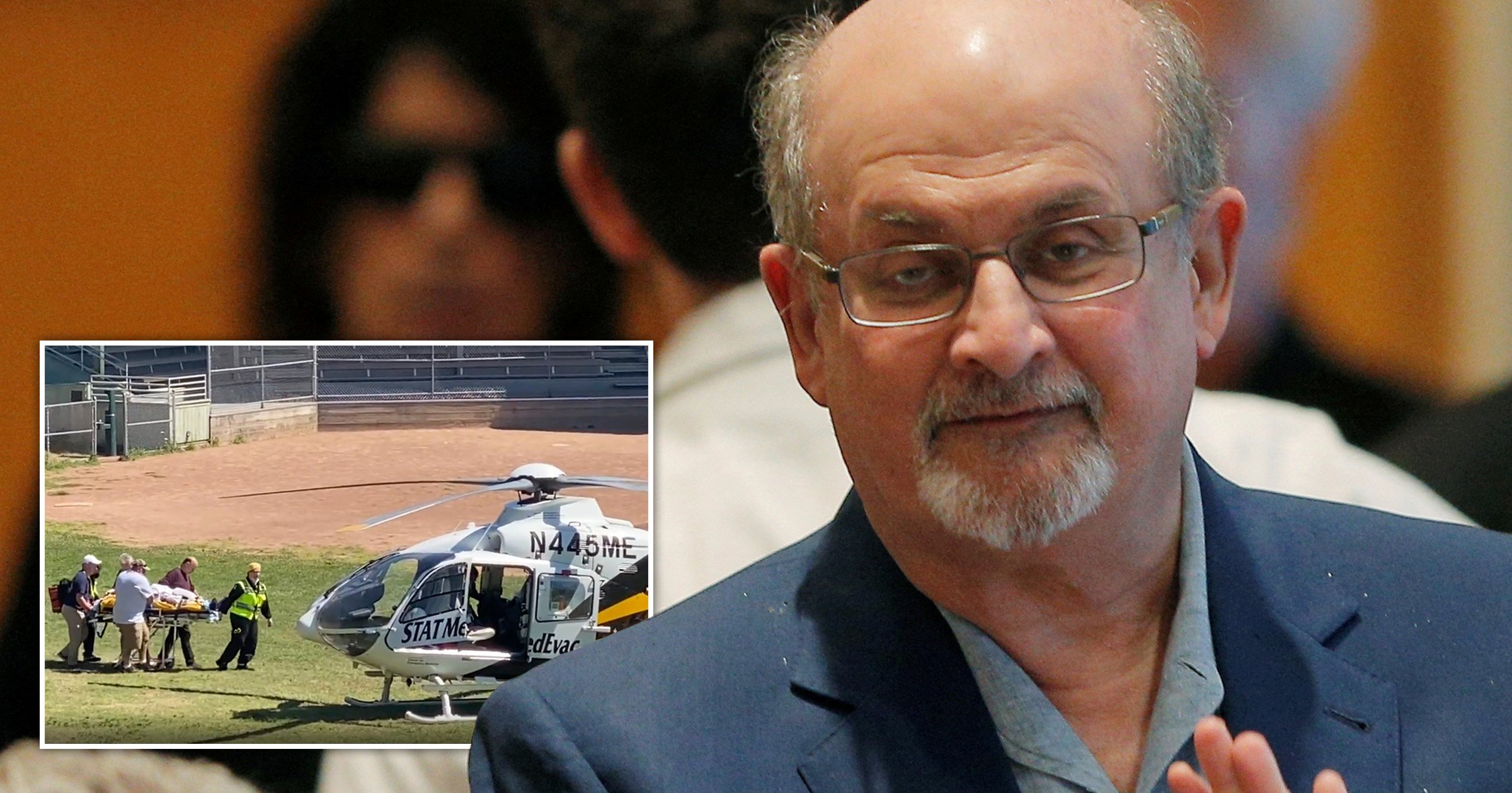 Salman Rushdie ‘is on ventilator and may lose an eye’ after New York attack
