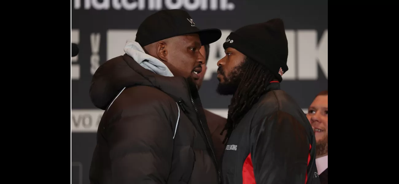 Security intervene as Dillian Whyte clashes with Jermaine Franklin’s promoter during heated press conference