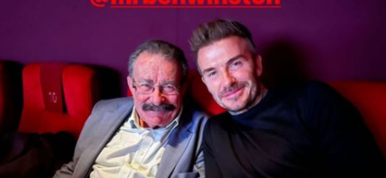 David Beckham hangs out with Lord Robert Winston to watch England beat Wales in another unlikely friendship of 2022