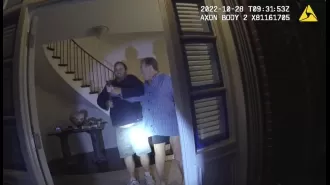 Moment intruder hammered Paul Pelosi revealed in newly released video
