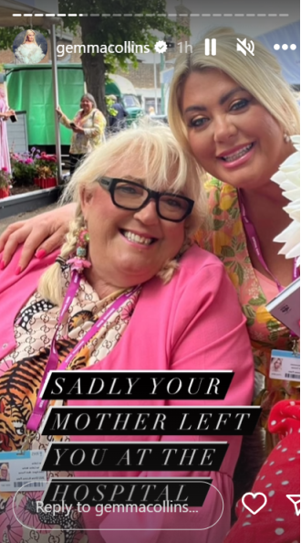 Gemma Collins has for the first time spoken about her mother's tragic backstory which left her at a hospital as a baby.

Collins, who is now a mother herself, said that her mother Joan was left at a hospital as a baby, and that she has never spoken about 
