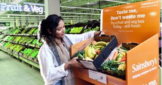 Sainsbury's is rolling out new £2 fruit and vegetable boxes to help with food waste. The boxes will include a variety of fresh produce, and customers can choose how much they want to contribute towards their box. The boxes will be available in Sainsbury's