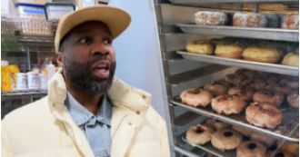 After spending time in prison, Ex-Convict, 26, opened the first ever black-owned business in Brooklyn Heights, NYC. The donut shop offers both sweet and savory options, and has already become a popular spot for locals and tourists alike.