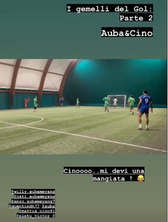 Pierre-Emerick Aubameyang played in a friendly match for Italian side AS Roma on Saturday, as Chelsea's ongoing exile from the Premier League continued. Aubameyang has been linked with a move to Chelsea in recent weeks, but the Blues are yet to formalise 