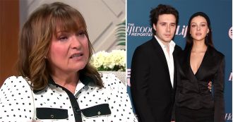 Lorraine Kelly expressed displeasure with Brooklyn Beckham and Nicola Peltz's wedding, describing it as seemingly lacking in joy.