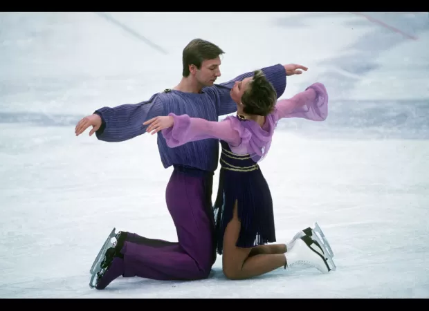 Christopher Dean, one of the dancers on Dancing on Ice, explains why he avoided watching his and Jayne Torvill's classic Bolero routine on the show. He says that he was really nervous about the performance and didn't want to watch it afterwards.