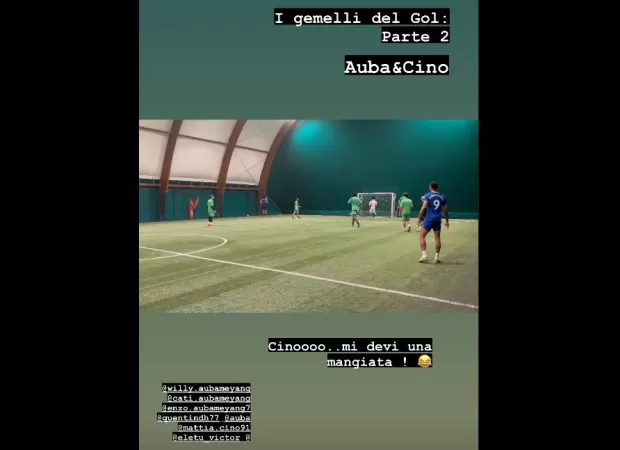 Pierre-Emerick Aubameyang played in a friendly match for Italian side AS Roma on Saturday, as Chelsea's ongoing exile from the Premier League continued. Aubameyang has been linked with a move to Chelsea in recent weeks, but the Blues are yet to formalise 