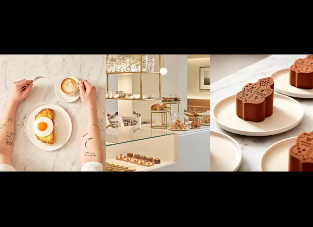 Claridge's has opened a new cafe in London that offers seafood crepes and champagne to go.