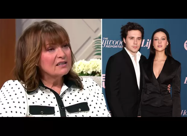 Lorraine Kelly expressed displeasure with Brooklyn Beckham and Nicola Peltz's wedding, describing it as seemingly lacking in joy.