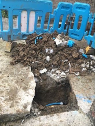 Mum was attempting to track down the cause of an unexplained high water bill of £16,000 at her home.
