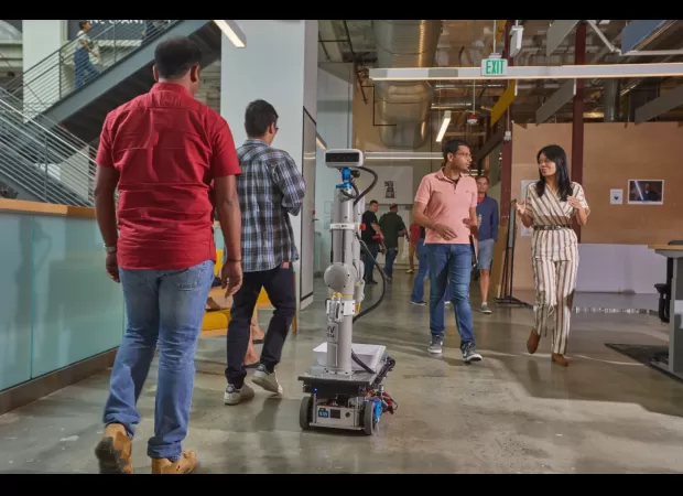 Google laid off a group of robots that were responsible for cleaning tables and sorting waste.