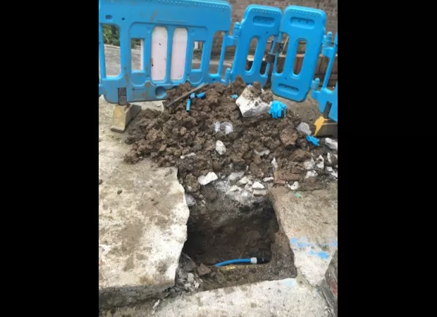 Mum was attempting to track down the cause of an unexplained high water bill of £16,000 at her home.