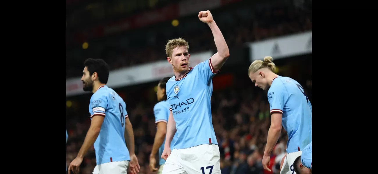 Pep Guardiola has given an update on the injury status of Manchester City midfielder Kevin De Bruyne.