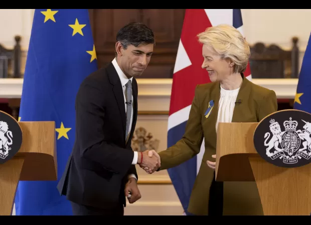 Rishi Sunak is expressing his frustration with the Brexit process and urging for it to be concluded.