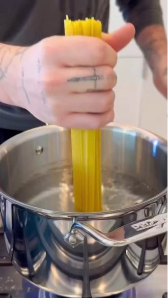Brooklyn Beckham has once again received negative feedback for his cooking, this time while trying to make a pasta dish, with many people doubting his culinary skills.