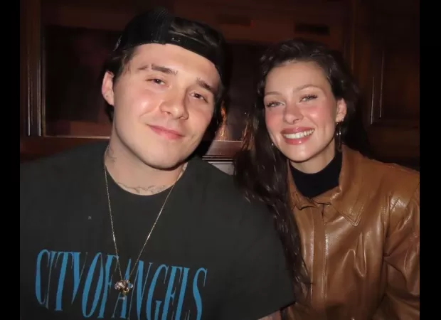 Victoria Beckham and her family showed a united front, with her son Brooklyn and his fiancée Nicola Peltz, while they celebrated her success at Fashion Week.