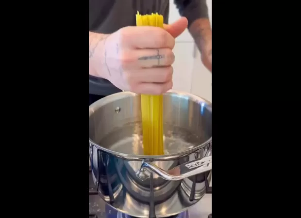 Brooklyn Beckham has once again received negative feedback for his cooking, this time while trying to make a pasta dish, with many people doubting his culinary skills.