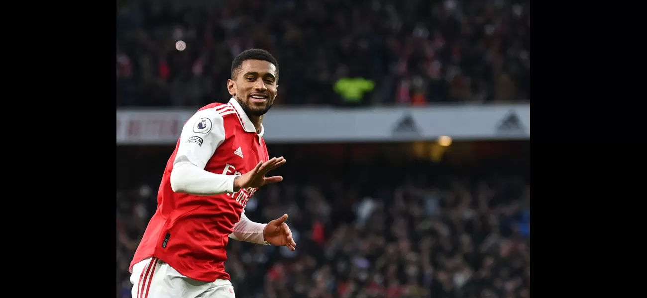 Reiss Nelson was elated after scoring a dramatic goal late in the game, helping Arsenal secure a victory over Bournemouth.