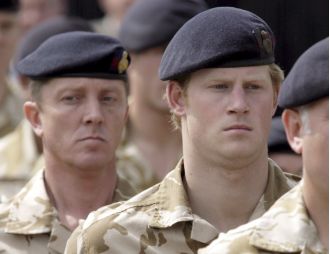 Harry suggests that British troops were not necessarily in favor of the operations in Afghanistan.