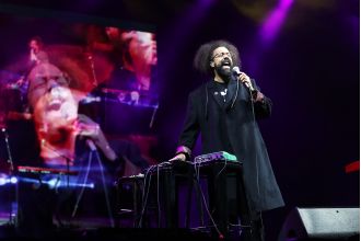 Reggie Watts described his experience working with James Corden on The Late Late Show, discussing how it feels.