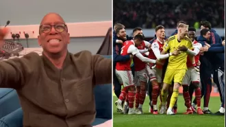 Ian Wright expressed his admiration for Arsenal player Reiss Nelson after his team's successful victory over Bournemouth.