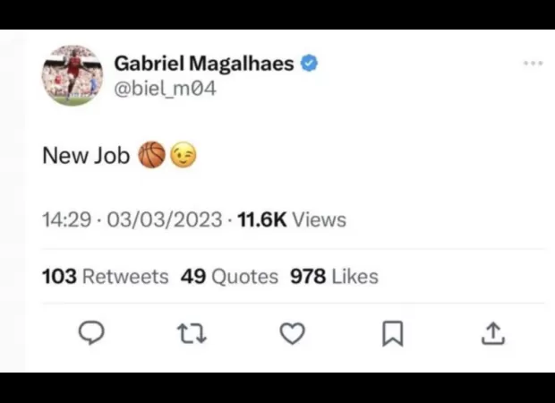 Gabriel has expressed his disappointment at not being included in Brazil's latest squad selection.