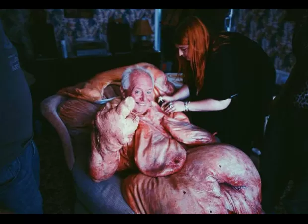 A Coronation Street actor who is a well-known face to viewers has undergone an extreme transformation to appear in a horror movie.