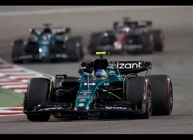 Fernando Alonso was amazed as he achieved a surprise podium finish in the Bahrain Grand Prix, which was won by Max Verstappen.