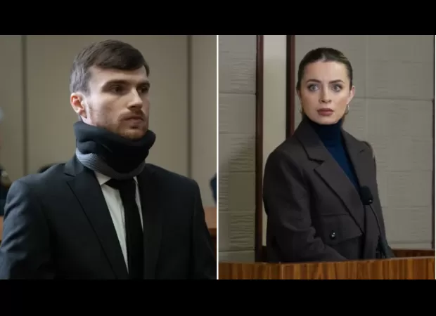 Justin tries to scare Daisy in court while she's giving a heartfelt speech.