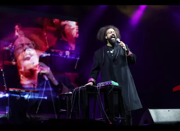 Reggie Watts described his experience working with James Corden on The Late Late Show, discussing how it feels.