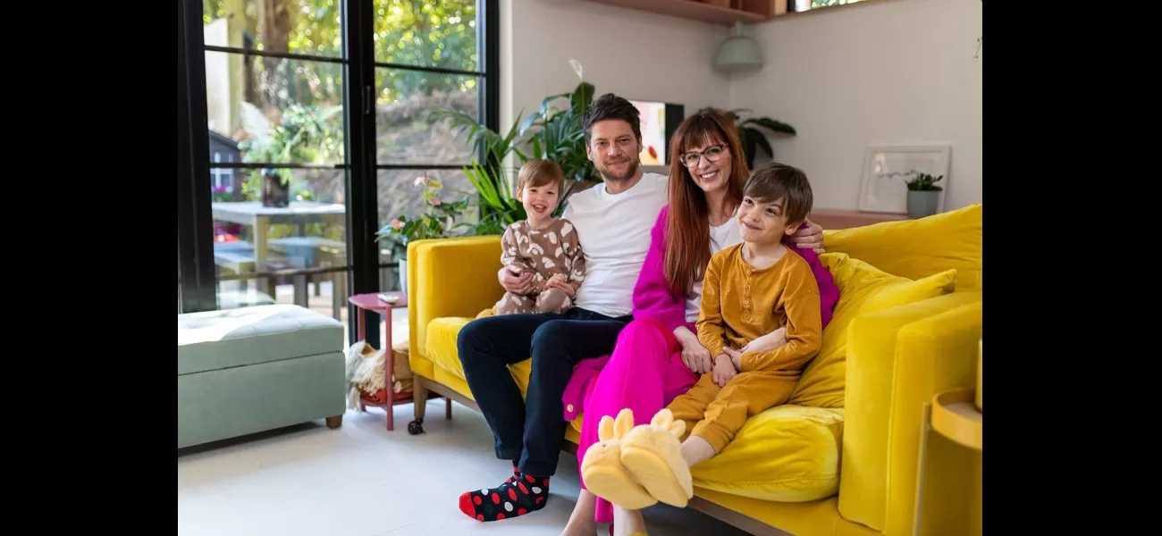 This family of four lives in a 450 square foot garden studio.