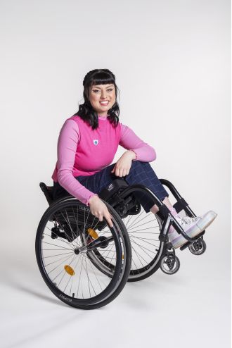 Abby Cook, a 20 year old wheelchair racer, has been chosen as the new Blue Peter presenter, with the hope of becoming a positive role model for children.