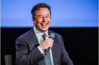 Elon Musk makes light of BBC report showing an uptick in Twitter users spreading negative messages.