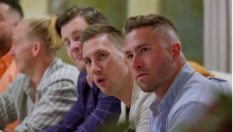 Brides and grooms can be seen feeling nervous in the first look of Married At First Sight Australia.