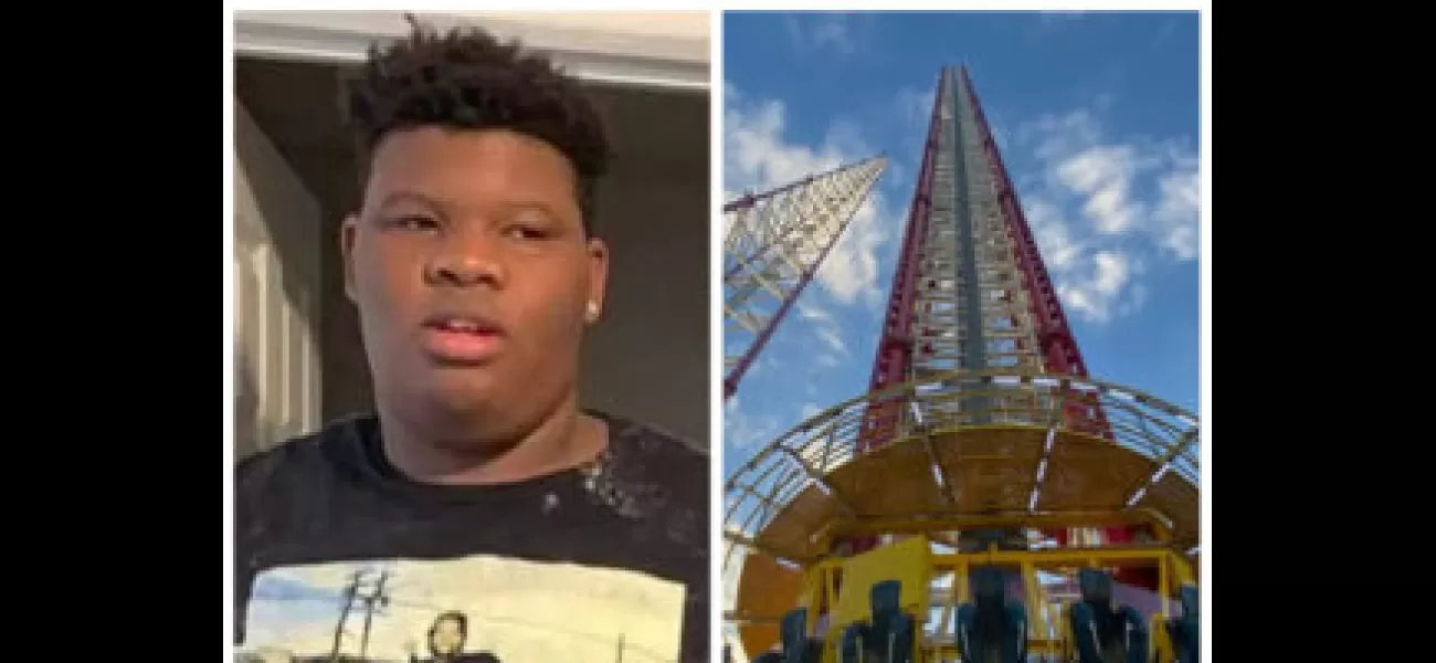 The mother of 14-year-old Tyre Sampson, who was killed on a ride, reached a settlement with the ride operators and the ride has been taken apart.