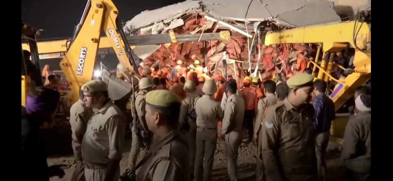 At least 14 people have died due to a large amount of potatoes that were unleashed when a cold storage roof collapsed.