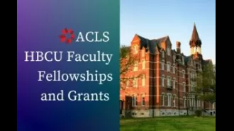 The American Council of Learned Societies has established a new fellowship and grant program to support faculty at Historically Black Colleges and Universities.