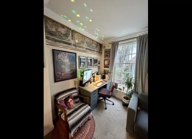 During a renovation project in his kitchen, a man discovered 400-year-old artwork that had been hidden away.