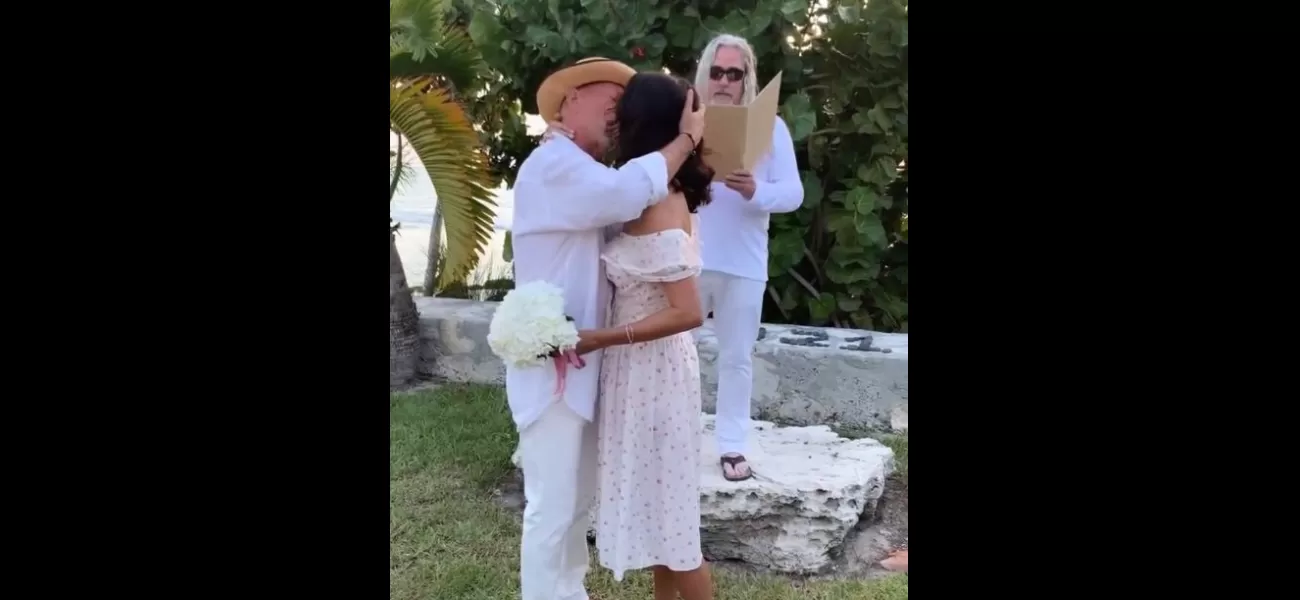 Bruce and Emma Willis celebrated their marriage with a beautiful vow renewal, captured on film by Demi Moore, now revealed to the world.