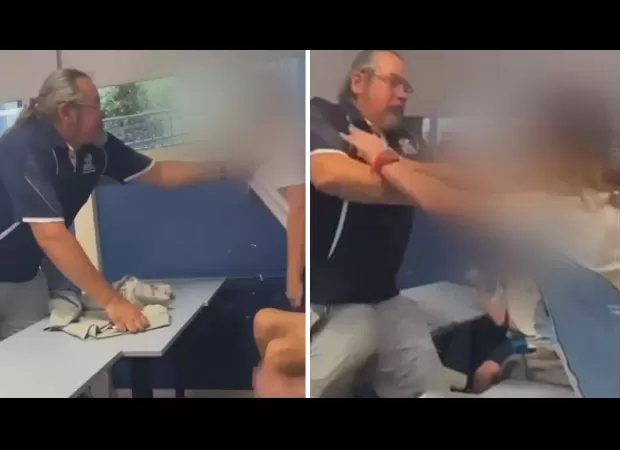 Students stand up for teacher in court after fight erupts in classroom.