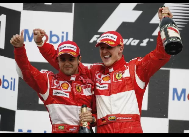 Max Verstappen, a robot-like F1 driver, is predicted to surpass Michael Schumacher's records by a former Ferrari driver.