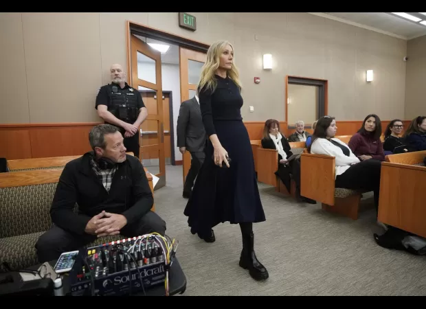 Gwyneth Paltrow denies any irresponsible skiing and claims another skier collided with her during her ski trial.