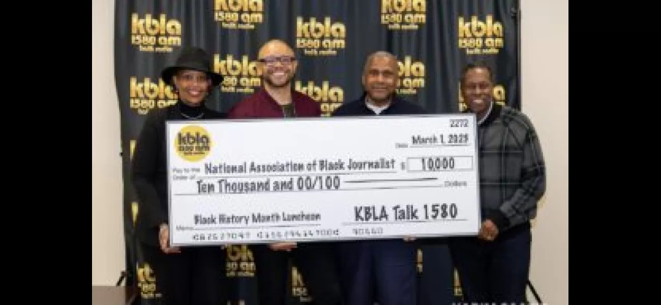 Two orgs receive $20,000 in scholarships from KBLA Talk 1580: National Assoc. of Black Journalists of LA and Minority Photo-Journalism Institute.