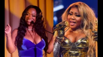 Kandi Burruss reacted to LaTocha Scott's humorous comments about her singing voice, saying she is comfortable with her vocal range.