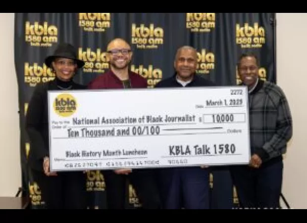 Two orgs receive $20,000 in scholarships from KBLA Talk 1580: National Assoc. of Black Journalists of LA and Minority Photo-Journalism Institute.
