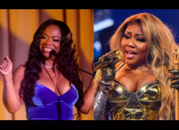 Kandi Burruss reacted to LaTocha Scott's humorous comments about her singing voice, saying she is comfortable with her vocal range.