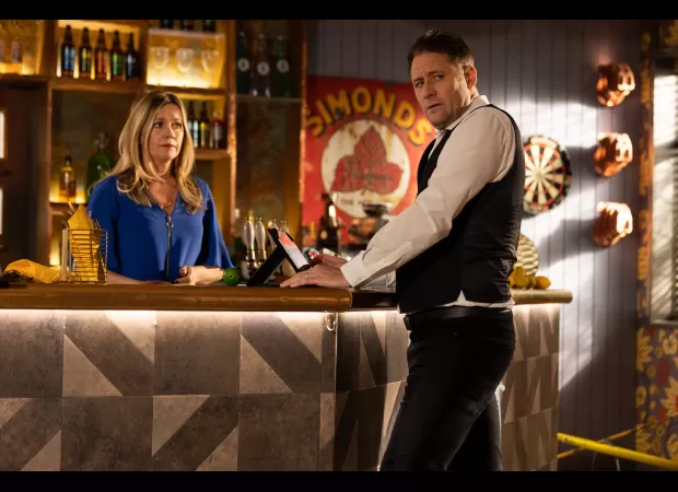 Tony Hutchinson ransacked his own pub in an unexpected twist; it's been confirmed that he was the mystery intruder.