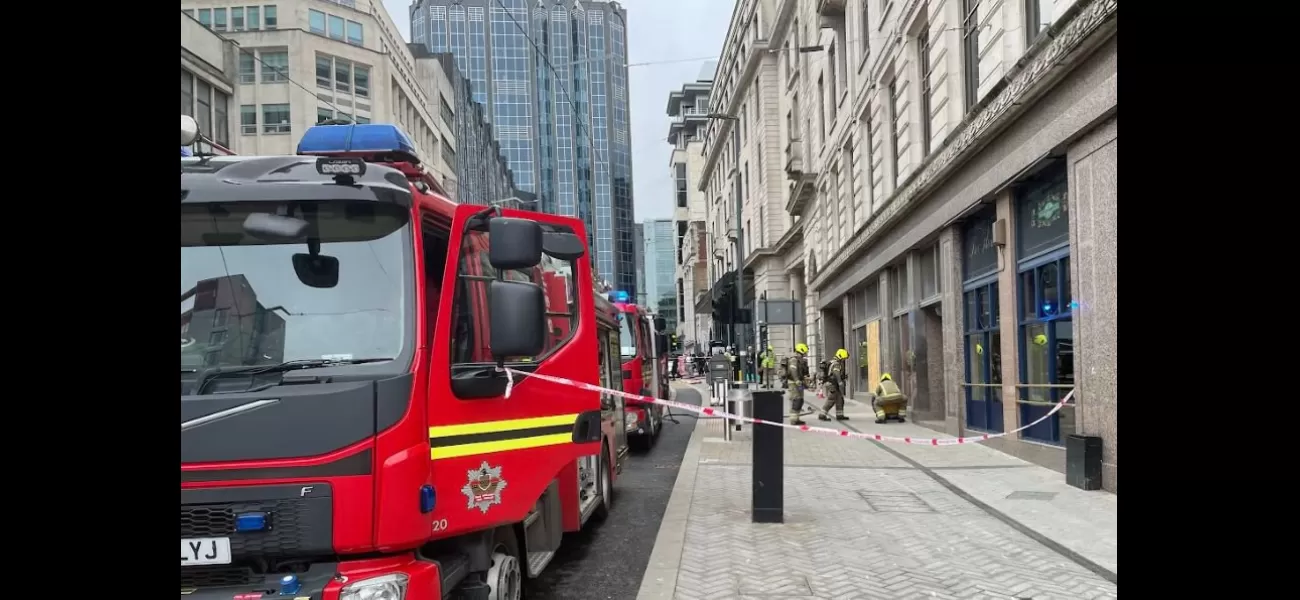 Residents of city centre evacuated due to potential danger from unidentified substance.