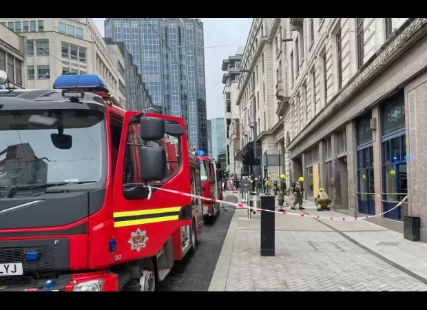 Residents of city centre evacuated due to potential danger from unidentified substance.