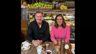 Piers & Susanna reunite for a breakfast date: 